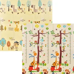 Alfombra de juegos XXL Reversible Zebra/ Girafa