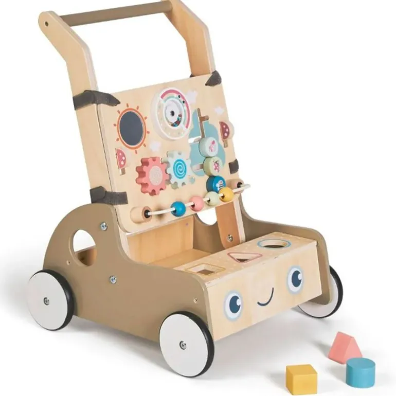 Andador Correpasillos madera Monti Marrón