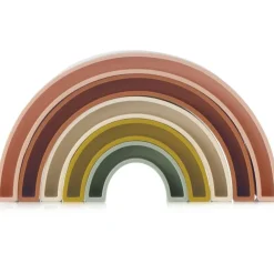 Arcoiris silicona apilable