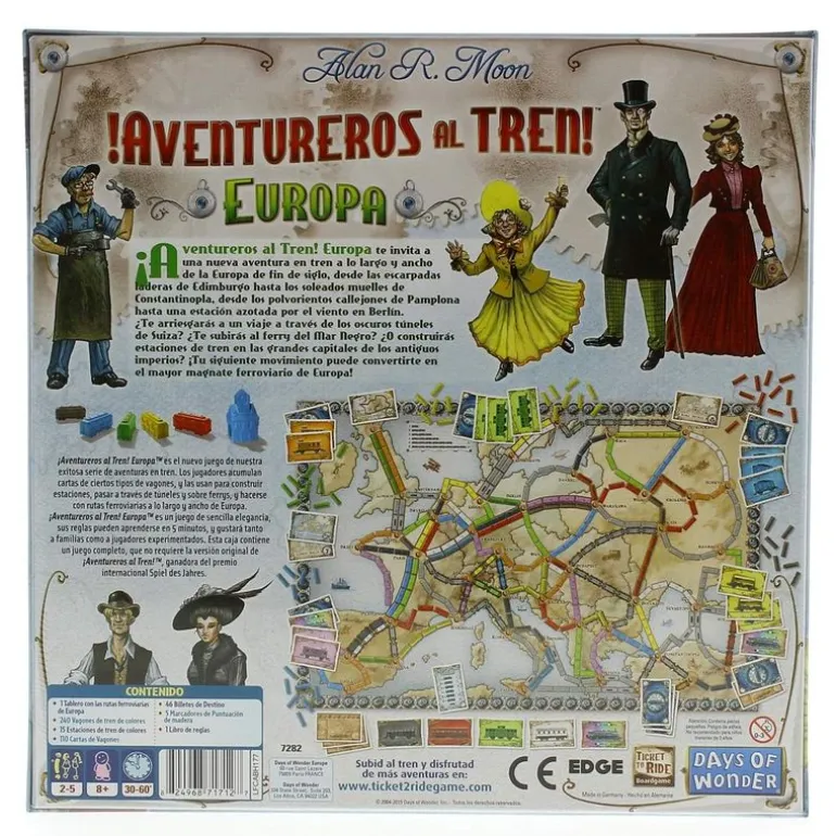 ¡Aventureros al Tren! Europa Juego de Mesa