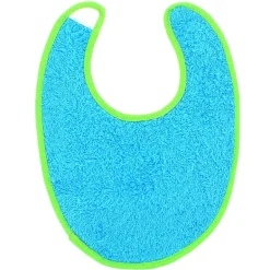 Babero Baby Rizo velcro Azul