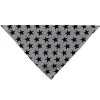 Babero bandana babitas Gris Estrellas negra