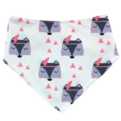 Babero bandana babitas Zorrito Rosa