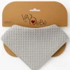 Babero bandana Gofre Gris