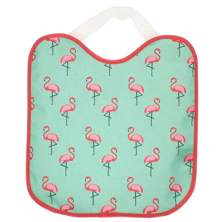 Babero Impermeable con Goma Flamencos
