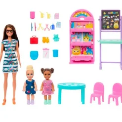 Barbie Pack Escuela Infantil