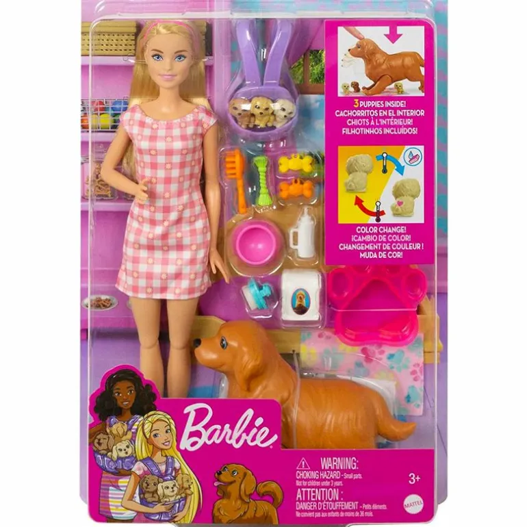 Barbie Perritos Recién Nacidos