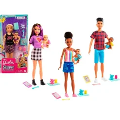 Barbie Skipper Caguro con Bebé Muñeca Surtida