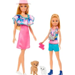 Barbie Stacie Pack Muñecas Rescate Hermanas