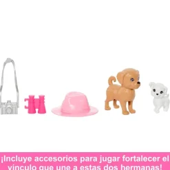 Barbie Stacie Pack Muñecas Rescate Hermanas