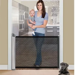 Barrera de puerta enrollable retráctil