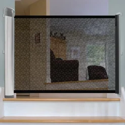 Barrera de puerta enrollable retráctil