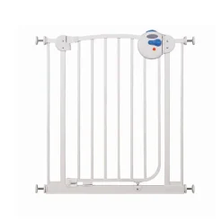 Barrera Puerta y/o Escalera Metálica Blanca (cubre huecos de 71.80-90,60 cm)