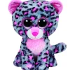 Beanie Boo's Leopardo Gris de Peluche de 15 cm