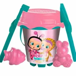 Bebés Llorones Conjuto Playa Cubo + Moldes