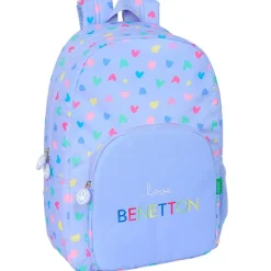 Benetton Mochila Escolar Lila