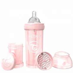 Biberón Anti cólicos de Acero 260 Ml Pink