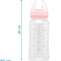 Biberón anticólicos 360 ml Rosa