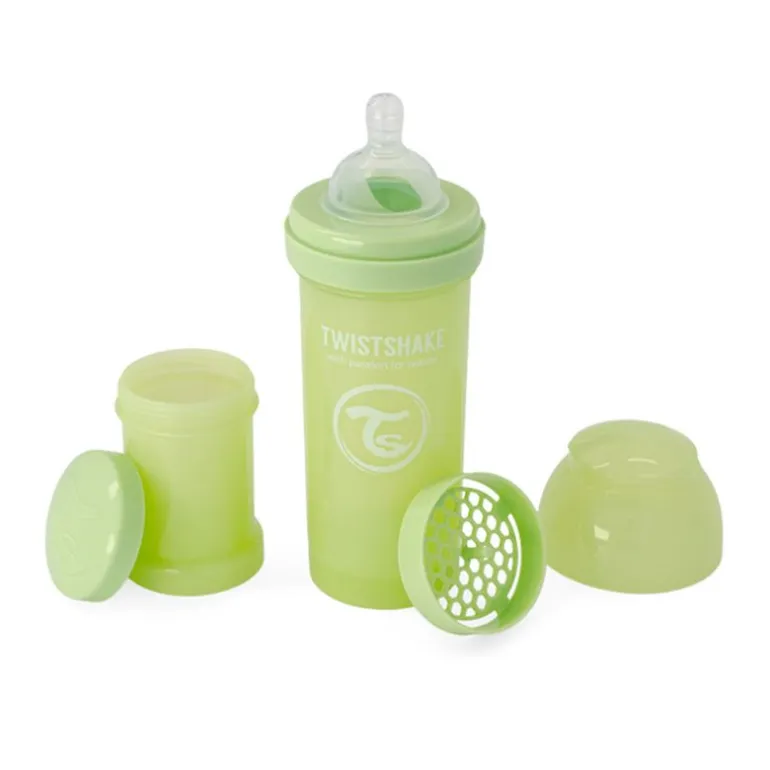 Biberón Anticólicos 260 Ml Verde Cactus