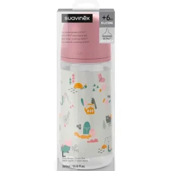 Biberon PP 360ml Walk Rosa