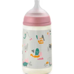 Biberon PP 270ml Walk Rosa