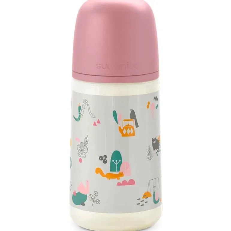 Biberon PP 270ml Walk Rosa