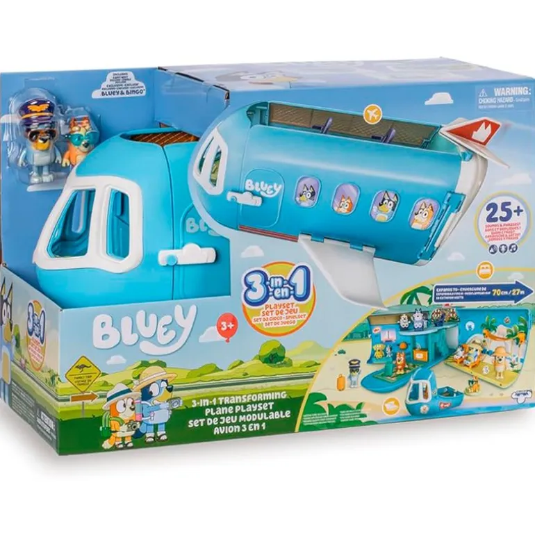 Bluey Avión 3 en 1