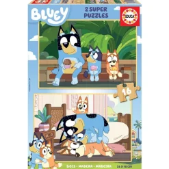 Bluey Pack Puzzles 2x16 Piezas