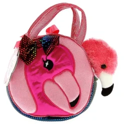 Bolso Flamingo con Peluche de 21cm