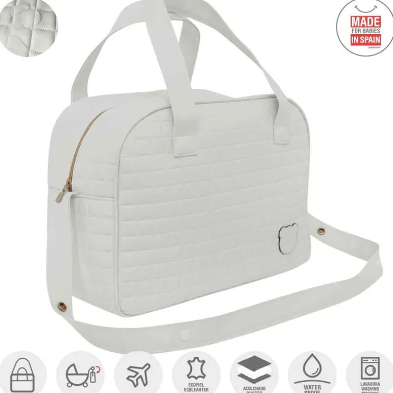 Bolso Maternal Gofre Beige