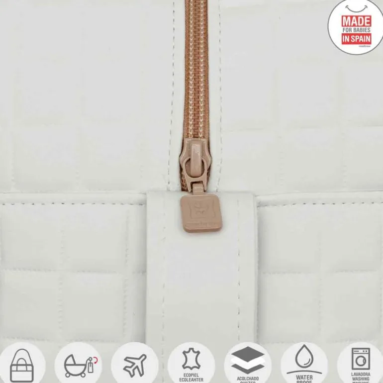 Bolso Maternal Gofre Beige