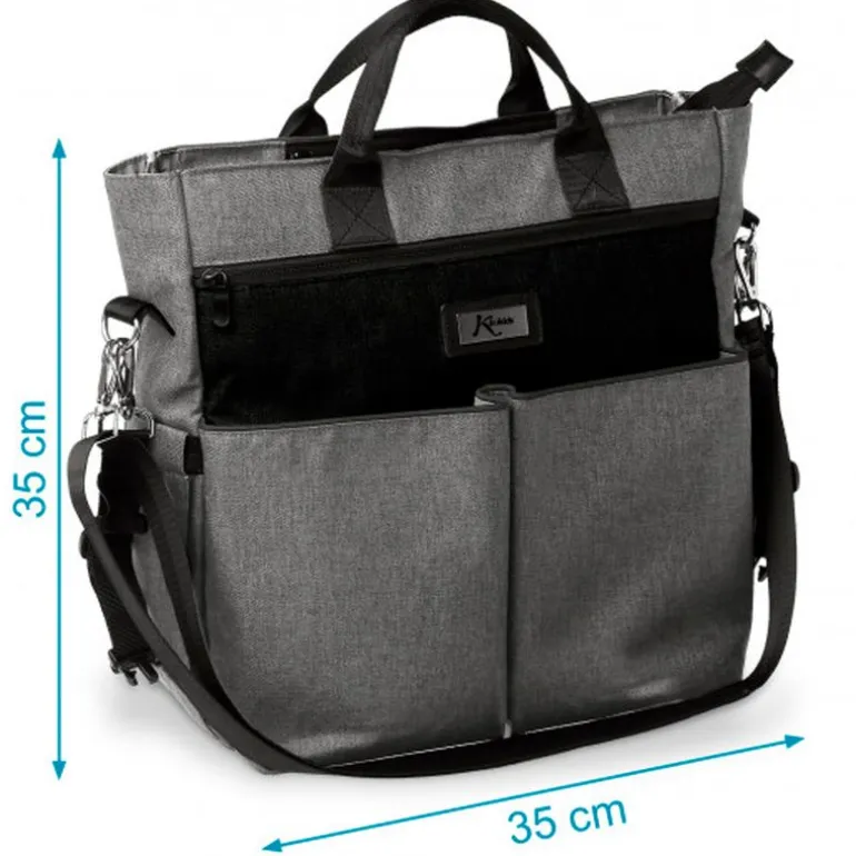Bolso maternal para silla o cochecito Gris