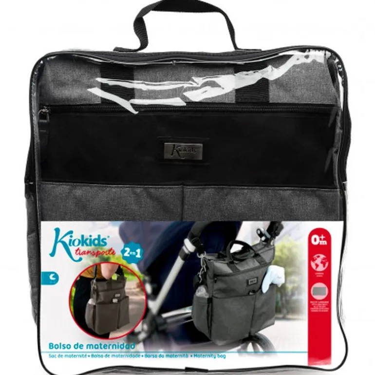 Bolso maternal para silla o cochecito Gris