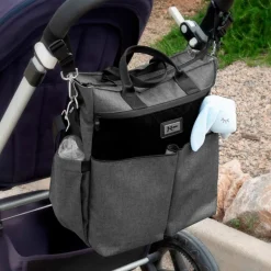 Bolso maternal para silla o cochecito Gris
