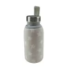 Botella de acero inoxidable con funda 350 ml Grey