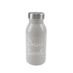 Botella de acero inoxidable con funda 350 ml Grey