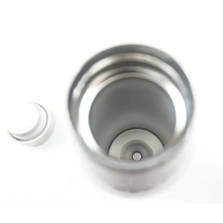 Botella de acero inoxidable con funda 350 ml Grey