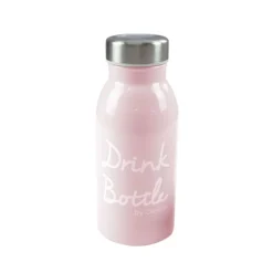 Botella de acero inoxidable con funda 350 ml Rosa