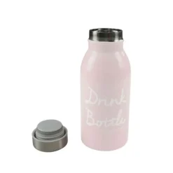 Botella de acero inoxidable con funda 350 ml Rosa