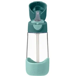 Botella Tritán con pajita 450 ml Verde