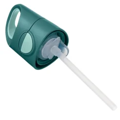 Botella Tritán con pajita 450 ml Verde