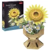 Bouquet Construcción 3D Flores Girasoles
