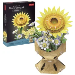 Bouquet Construcción 3D Flores Girasoles