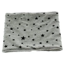 Braga Cuello Polar Gris con Estrellas