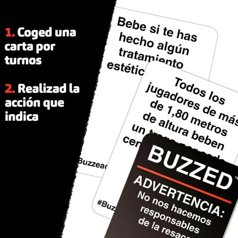 Buzzed Juego Cartas +18