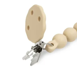 Cadena portachupete silicona Beige