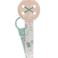 Cadena Portachupete Tejido Verde