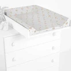 Cambiador para Cómoda Oso Corazones Beige