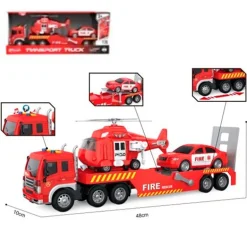 Camión Bomberos con Helicóptero Infantil