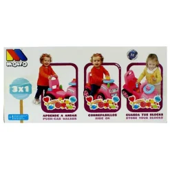 Camión Correpasillos 3 en 1 Rosa